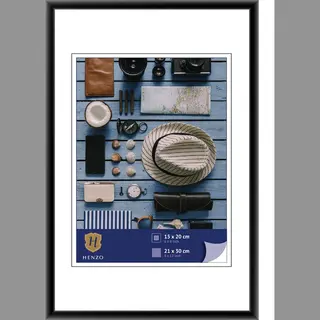 Fotolijst - Henzo - Napoli - Fotomaat 21x30 Cm - Zwart