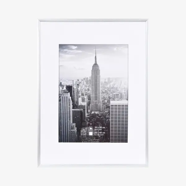 Henzo Bilderrahmen Manhattan - Aluminium - Bildformat 30x40 Cm - Silber thumbnail