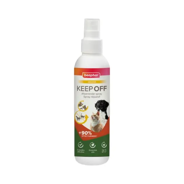 Beaphar - Keep Off - Indoor Repellent Spray For Dogs And Cats - Indoor - Protects Your Interior From Urinary Markings, Scratching, Damage - With thumbnail