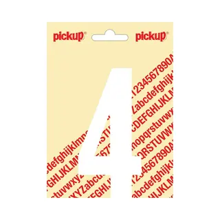 Pickup Plakcijfer Nobel 120mm Wit 4 - 310121204