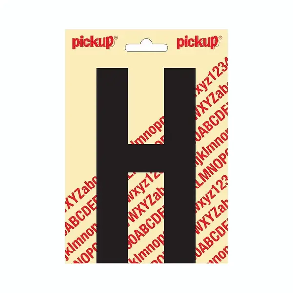 Pickup Plakletter Nobel 150mm Zwart H - 31002150H thumbnail