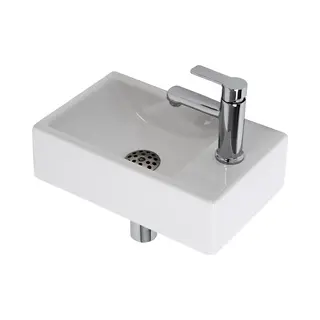 Plieger Houston - Fonteinset Toilet - Compact Design - Wit