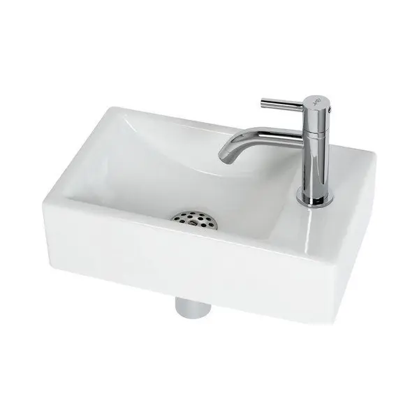 Plieger Austin - Fonteinset Toilet - Incl. Fonteinkraan En Sifon - Wit Keramiek thumbnail