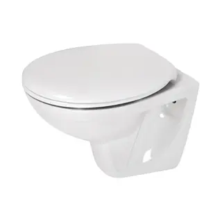 Plieger Royal closetzitting met deksel wit