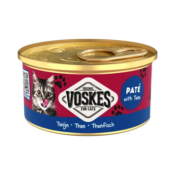 , Voskes Kattenvoer Nat Paté Tonijn 85 Gr thumbnail
