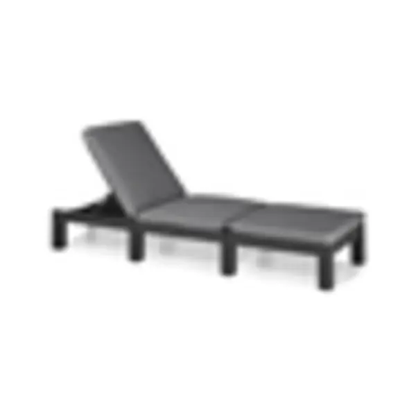 Keter Daytona Deluxe beach chair Grey Lying/Sitting thumbnail