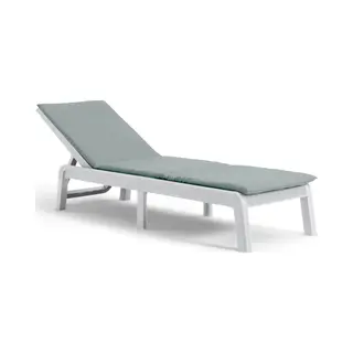 Keter Mallorca Ligbed - Inclusief Kussen - 187.5x58x29cm - Wit