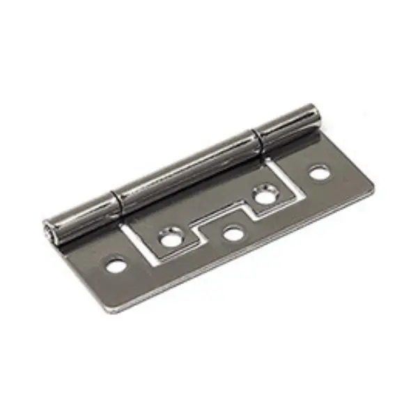 TQ4U Top Quality For You Handson Louvredeurscharnier 75 X 35 Mm - Verchroomd - Vaste Pen - 3 Stuks thumbnail