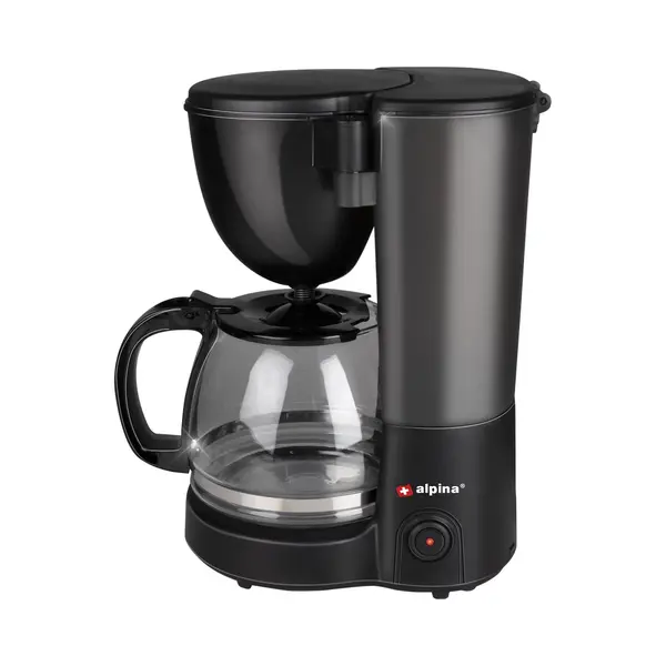 Alpina Filterkaffeemaschine, 750 Watt, 1, 25 Liter, Schwarz thumbnail