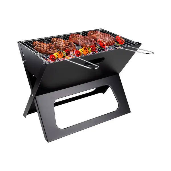 Bbq Collection Tafel Bbq Houtskool - Camping Bbq - Opvouwbare En Draagbare Barbeque - Barbecue Met Losse Vuurschaal En Grillrooster - 46 X 36, 5 X 28 thumbnail