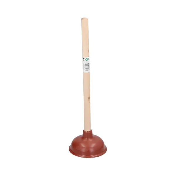 Basic Rubberen Ontstopper Met Houten Steel thumbnail