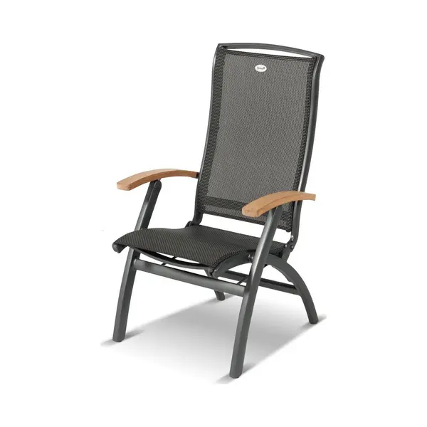 Hartman Da Vinci tuinstoel Lounge Aluminium Antraciet thumbnail