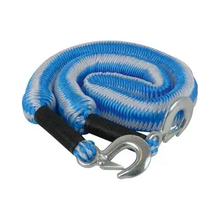 Carpoint Sleepkabel Tuv Stretch 2 Ton 4 Meter Blauw/wit In Zipperbag