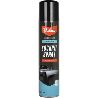 Valma 1831316 Kunststoffpflegemittel Inhalt, 400ml, Schwarz, Spraydose