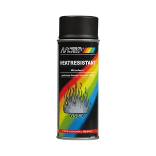 Motip Hittebestendige Lak - Zwart - 400ml