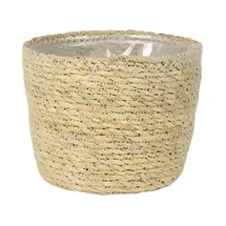 DecoFinder 300-158606 plantenbak Binnen/buiten Plantenblik Vrijstaand Beige