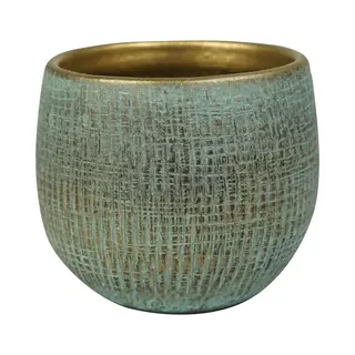 Ts Indoor Blumentopf Ryan D13 Cm Mint/Gold
