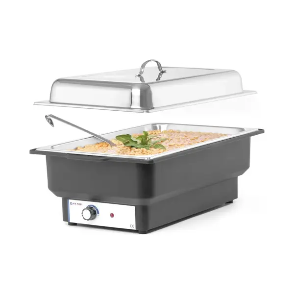 Chafing Dish Elektrisch Tellano, Kitchen Line, Gn 1/1, 9l, 220-240v/900w, 575x349x(h)278mm - Hendi thumbnail