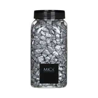 Zilver Decoratie Steentjes 650ml - Mica Decorations