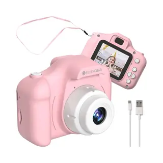 Silvergear Digitale Kindercamera - Foto’s, Video’s En Spelletjes - Kinder Fototoestel - Interactief Speelgoed Meisjes - Fotocamera Kinderen - Kids Camera -