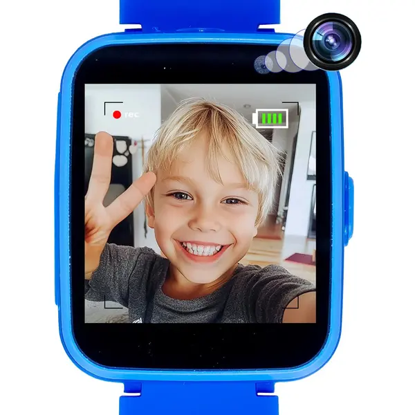 Soundlogic Smartwatch Kinderen Met Camera En Sd-kaart - Rekenmachine, Zaklamp, Alarm, Timer - 9 Spelletjes - Touchscreen - Educatief Speelgoed 3 Jaar - Kids - thumbnail