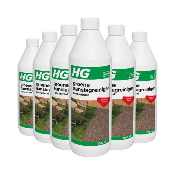 6x Hg Groene Aanslagreiniger 1 Liter thumbnail