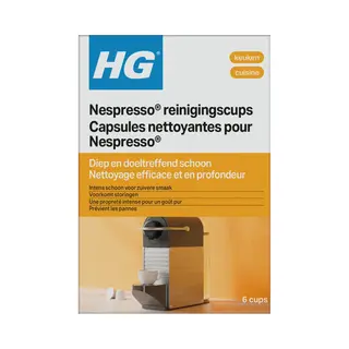 Hg Nespresso Reinigingscups - 6 X 6 Stuks - Voordeelverpakking
