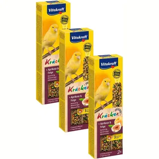 Vitakraft Kanarie Kracker 2 Stuks - Vogelsnack - 3 X Fruit