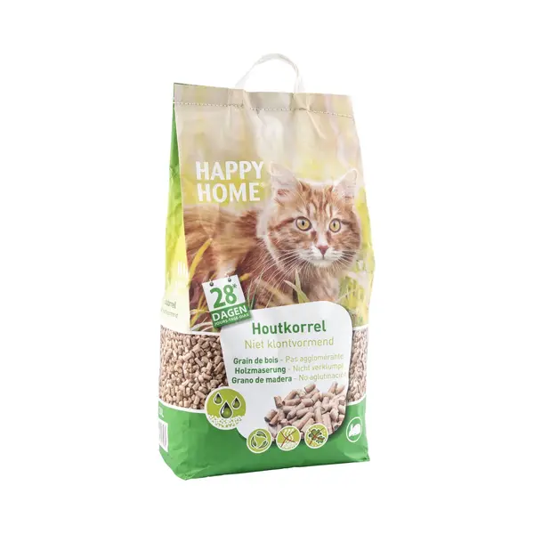 Happy Home Natural Wood - Kattenbakvulling - 20 L thumbnail