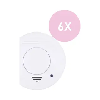 Smartwares Europe Rookmelder - 85dB - 6 Stuks