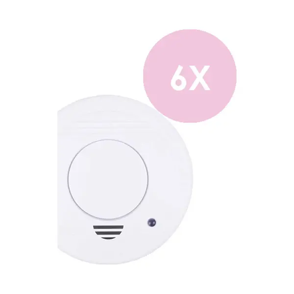 Smartwares Europe Rookmelder - 85dB - 6 Stuks thumbnail
