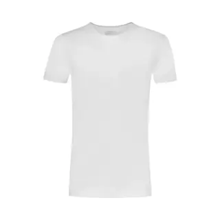 Ten Cate Basics Organic Cotton Stretch T-shirt Wit 2 Pack Voor Heren | Maat Xxl