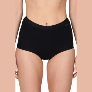 Ten Cate Basics Organic Cotton Stretch High Waist Zwart 4 Pack Voor Dames | Maat Xl