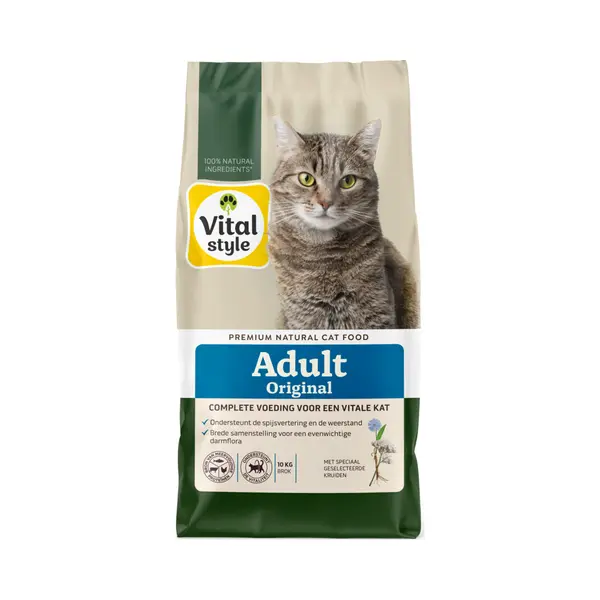 Vitalstyle Adult Original Kattenvoer 10 Kg thumbnail