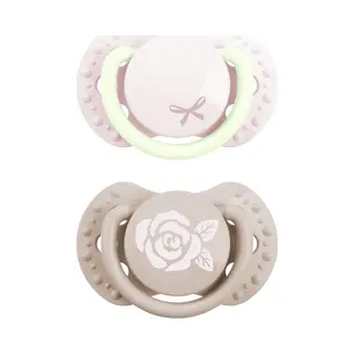 Fopspeen Difrax Dynamic Newborn Pink Babyshower