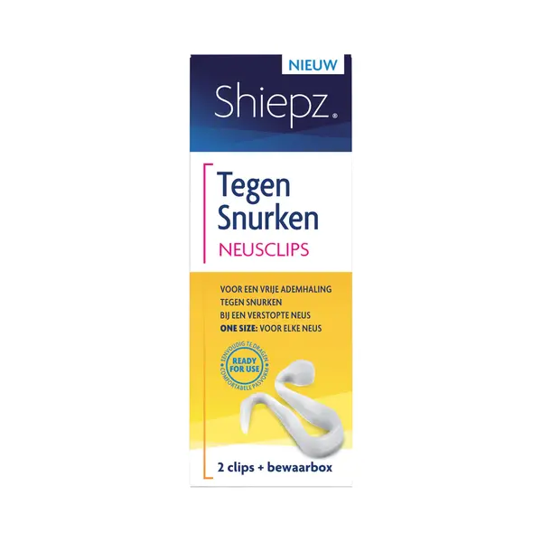 Shiepz Tegen Snurken Neusclips - Tegen Snurken - Te Gebruiken Bij Slapen, Verkoudheid En Sporten - One Size - Direct Te Gebruiken - Voor Volwassenen - thumbnail