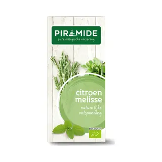 Piramide Kruidenthee Bio Citroenmelisse 20 Stuks