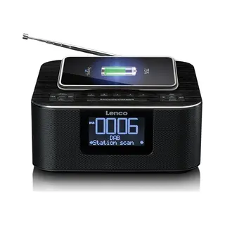 Lenco Cr-650BK (Dab+, Fm, Bluetooth), Radio, Zwart