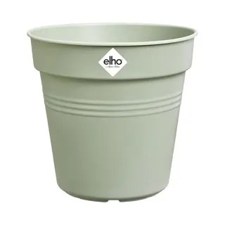 Elho Green Basics Orchidee 17 - Bloempot Voor Binnenbuitenkweken En Oogsten - Ø 17.0 X H 15.8 Cm - Steengroen