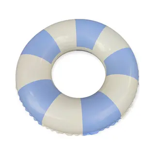 Jobber Toys Zwemband - Opblaasband Voor Zwembad - Blauw/Wit - Ø 70 Cm