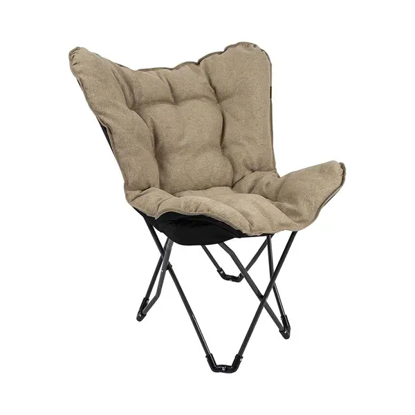 Bo-Camp - Urban Outdoor - Vlinderstoel - Inklapbaar - Beige thumbnail
