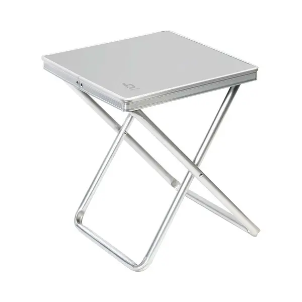 Bo-Camp Alu Tisch Platte Klapp Hocker Tablett Falt Angler Sitz Auflage Camping, Grau thumbnail