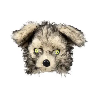 Boland - Pluchen Masker Wolf - Volwassenen - Weerwolf - Halloween - Horror