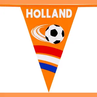 Boland - Pe Vlaggenlijn 'Holland' - Voetbal - Koningsdag - Holland - Supporter - Voetbal