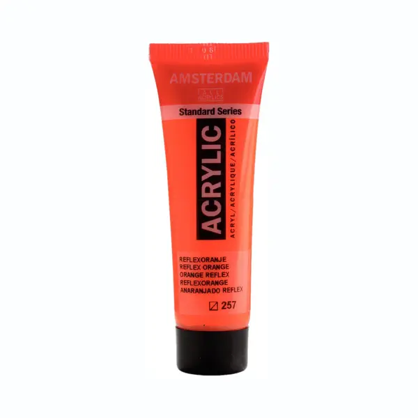 Amsterdam Standard Serie Acrylröhre 20ml Reflexorange 257 (17042570) thumbnail