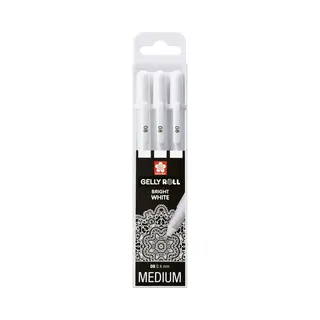 Sakura Gelly Roll Kappen-Gelstift Multi Weiß 3 Stück