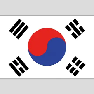 Funny Fashion Vlag Zuid Korea | Zuid-Koreaanse Vlag 150x90cm