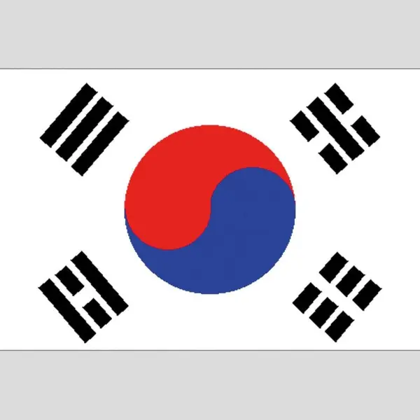 Funny Fashion Vlag Zuid Korea | Zuid-Koreaanse Vlag 150x90cm thumbnail