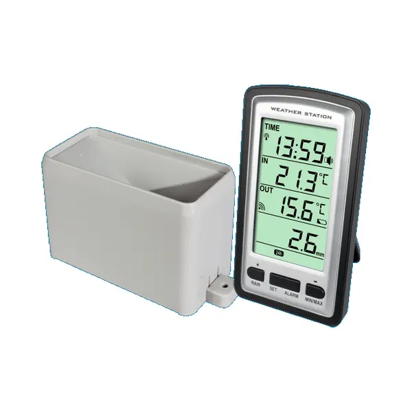 Alecto Ws-1200 Digitale Wetterstation Schwarz, Grau thumbnail