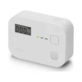 Alecto COA3920 Koolmonoxidemelder Met Display - 10 Jaar Sensor - Voldoet Aan Europese Norm EN50291 - Wit